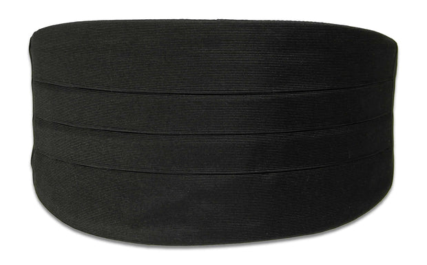 Black Cummerbund (Pleated Silk) - regimentalshop.com