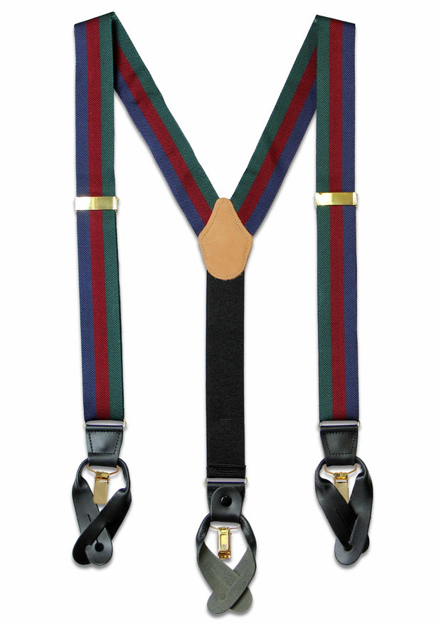 Black Watch Braces Braces The Regimental Shop Blue/Maroon/Green one size fits all 