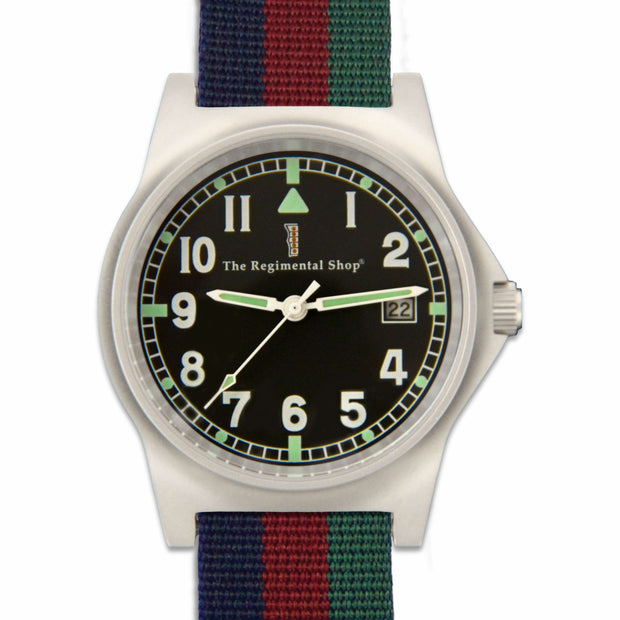 Black Watch G10 Military Watch G10 Watch The Regimental Shop Black/Silver/Blue/Maroon/Green one size fits all