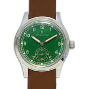 Meridian Watch with Brown Leather G10 Strap Meridian Watch The Regimental Shop Green/Silver/Brown one size fits all