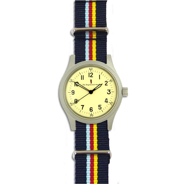 The Royal Corps of Army Music (RCAM) M120 Watch M120 Watch The Regimental Shop Silver/Blue/Red/Yellow  