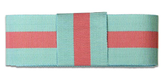Cucumber Green and Salmon Pink ribbon for any civilian brimmed hat Ribbon for hat The Regimental Shop Cucumber Green/Salmon Pink 75cm (30") with Loop 