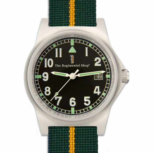 Devonshire and Dorset Regiment G10 Military Watch G10 Watch The Regimental Shop Black/Silver/Green/Gold one size fits all