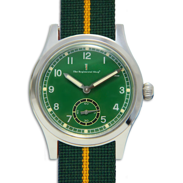 Devonshire and Dorset Meridian Watch Meridian Watch The Regimental Shop Green/Silver/Yellow one size fits all