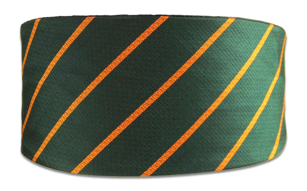 Devonshire and Dorset Regiment Silk Non Crease Cummerbund Cummerbund, Silk The Regimental Shop Green/Gold one size fits all 