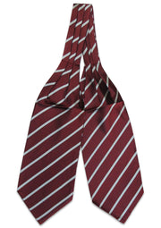 Duke of Wellington's Regiment Silk Cravat Cravat The Regimental Shop Maroon/Silver one size fits all