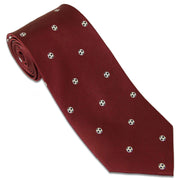Football Tie (Silk) Tie, Silk, Woven The Regimental Shop Maroon/White/Black one size fits all 