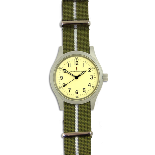 The Green Howards M120 Watch M120 Watch The Regimental Shop Silver/Green  