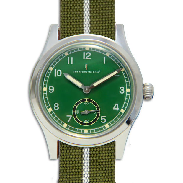 The Green Howards Meridian Watch Meridian Watch The Regimental Shop Green/Silver one size fits all