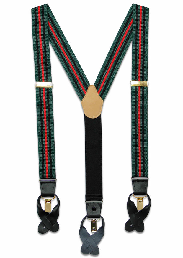 Gurkha Brigade Braces Braces The Regimental Shop Green/Red/Black one size fits all 