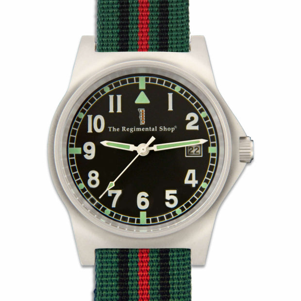 Gurkha Brigade G10 Military Watch G10 Watch The Regimental Shop Black/Silver/Green/Red one size fits all