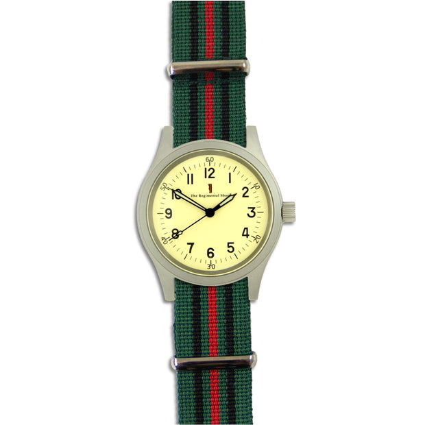 Gurkha Brigade M120 Watch M120 Watch The Regimental Shop Silver/Green/Red/Black  