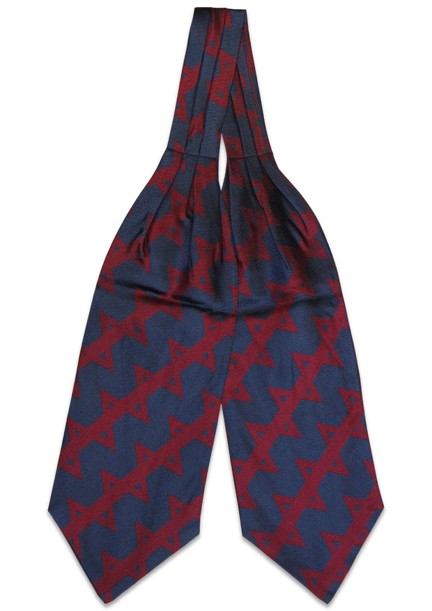 Honourable Artillery Company Silk Non Crease Cravat Cravat The Regimental Shop Dark Blue/Red one size fits all