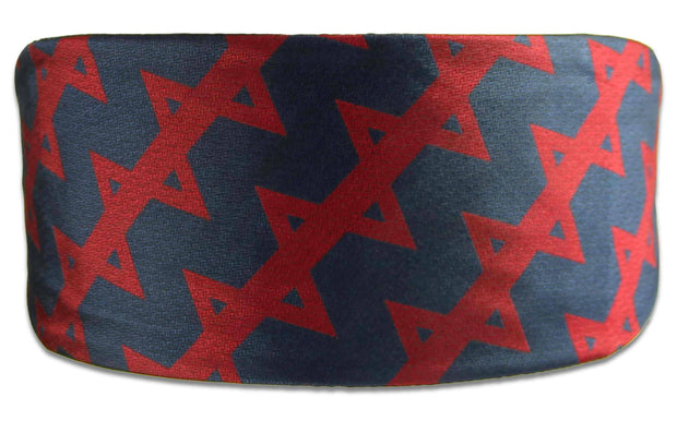 Honourable Artillery Company Silk Non Crease Cummerbund Cummerbund, Silk The Regimental Shop Blue/Red one size fits all 