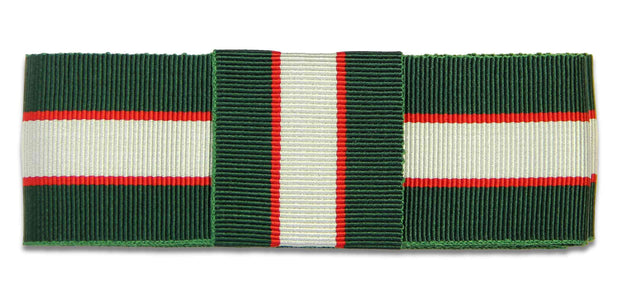 Intelligence Corps Ribbon for any brimmed hat Ribbon for hat The Regimental Shop 75cm (30") with Loop Green/Red/Silver 
