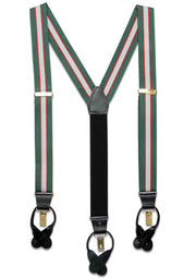 Intelligence Corps Braces Braces The Regimental Shop Green/Red/Silver one size fits all 