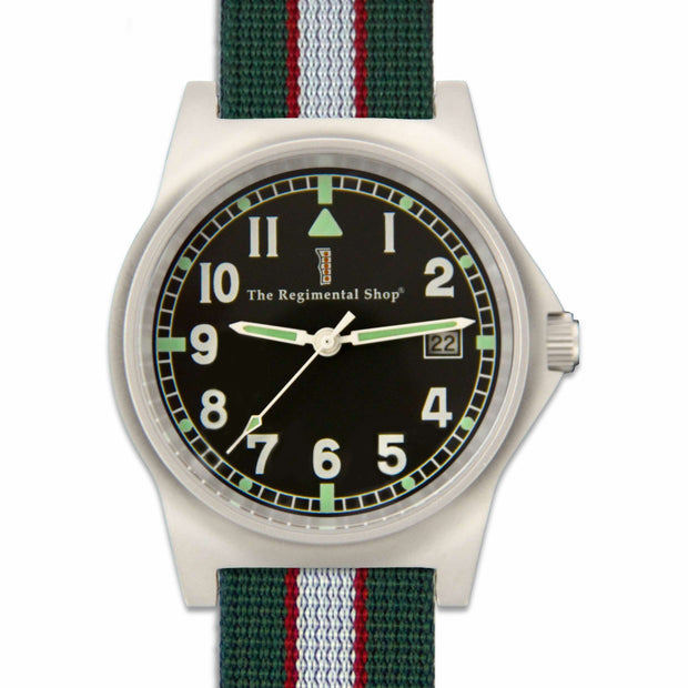 Intelligence Corps G10 Military Watch G10 Watch The Regimental Shop Black/Silver/Green/Red one size fits all