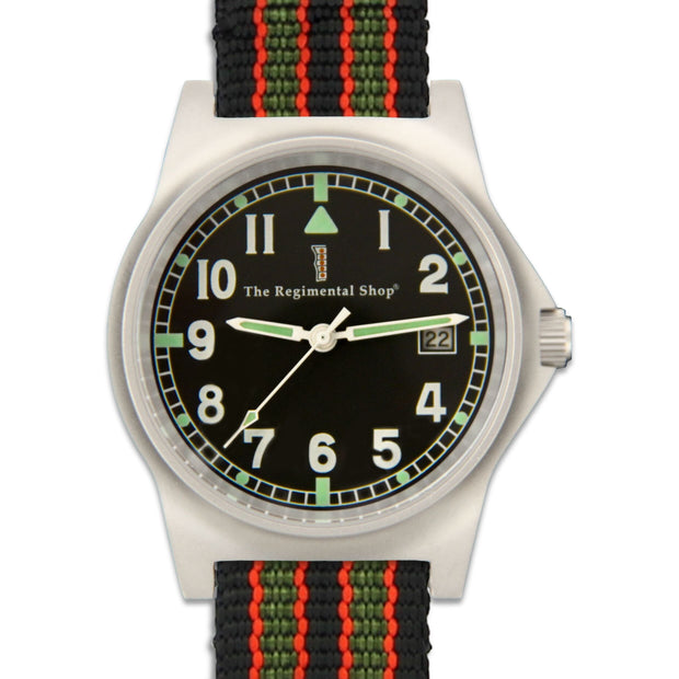 James Bond G10 Military Watch G10 Watch The Regimental Shop Black/Green/Red one size fits all