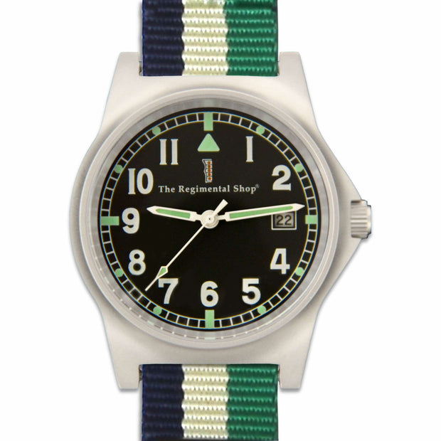 King's Own Yorkshire Light Infantry (KOYLI) G10 Military Watch G10 Watch The Regimental Shop Navy Blue/Buff/Green one size fits all
