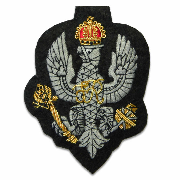 King's Royal Hussars Blazer Badge (Grey/Black) Blazer badge The Regimental Shop Black/Grey/Gold One size fits all 