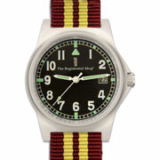 King's Royal Hussars G10 Military Watch G10 Watch The Regimental Shop Maroon/Yellow one size fits all