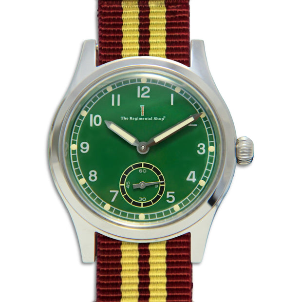 King's Royal Hussars Meridian Watch Meridian Watch The Regimental Shop Green/Silver/Maroon/Gold one size fits all