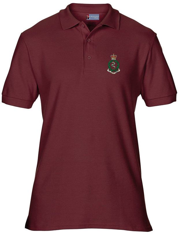 Royal Army Medical Corps (RAMC) Polo Shirt - Large - Maroon Stock Clearance The Regimental Shop   