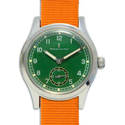 Meridian Watch with Orange Strap Meridian Watch The Regimental Shop Green/Silver/Orange one size fits all