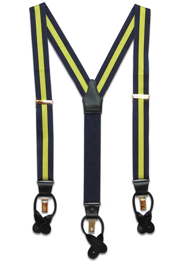 Princess of Wales's Royal Regiment Braces Braces The Regimental Shop Dark Blue/Yellow one size fits all 