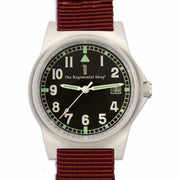 Parachute Regiment G10 Military Watch G10 Watch The Regimental Shop Black/Silver/Maroon one size fits all