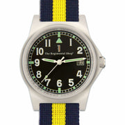 Princess of Wales's Royal Regiment G10 Military Watch G10 Watch The Regimental Shop Black/Silver/Blue/Yellow one size fits all