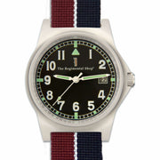 Queen's Dragoon Guards G10 Military Watch G10 Watch The Regimental Shop Black/Silver/Maroon/Blue/White one size fits all