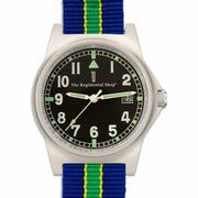 Queen's Royal Hussars Military G10 Watch G10 Watch The Regimental Shop Black/Silver/Blue/Yellow/Green one size fits all