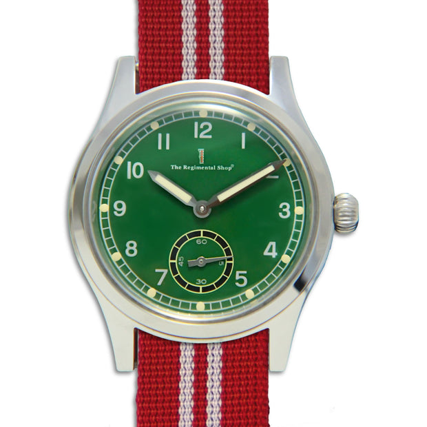 Queen's Royal Lancers Meridian Watch Meridian Watch The Regimental Shop Green/Silver/Red/White one size fits all