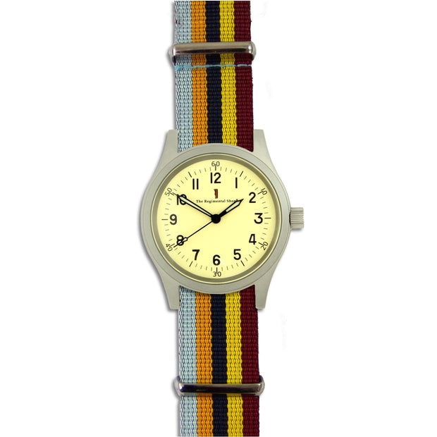 RAF Regiment M120 Watch M120 Watch The Regimental Shop Silver/Yellow/Blue/Orange/Yellow/Maroon  