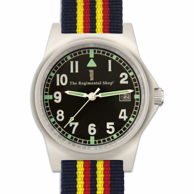 REME G10 Military Watch G10 Watch The Regimental Shop Navy Blue/Red/Yellow one size fits all
