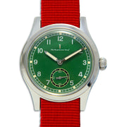 Meridian Watch with Red Strap Meridian Watch The Regimental Shop Green/Silver/Red one size fits all