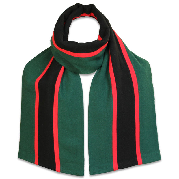The Rifles Scarf Scarf, Wool The Regimental Shop Green/Red/Back one size fits all 
