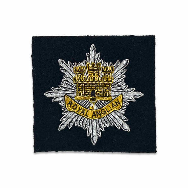 Royal Anglian Regiment Blazer Badge Blazer badge The Regimental Shop Black/Silver/Gold One size fits all