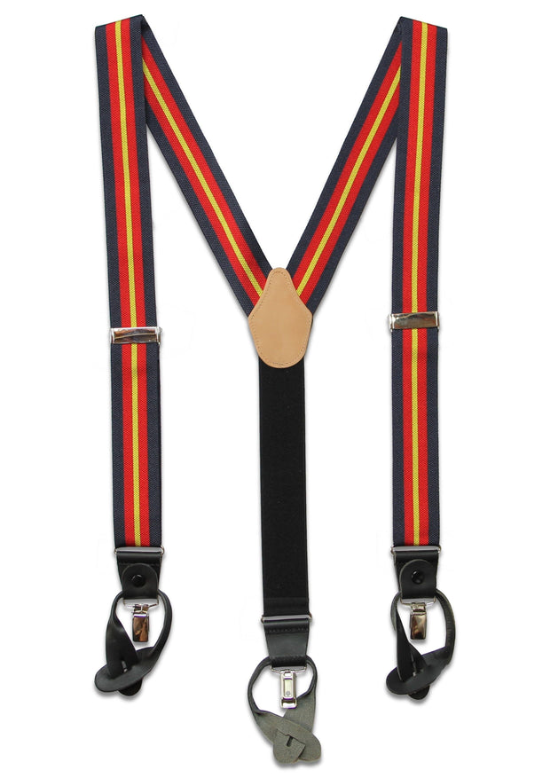 Royal Anglian Regiment Braces Braces The Regimental Shop Blue/Red/Yellow one size fits all 