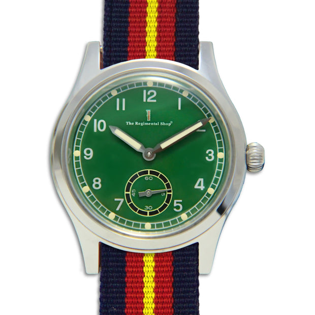 Royal Anglian Meridian Watch Meridian Watch The Regimental Shop Green/Silver/Blue/Red/Yellow one size fits all