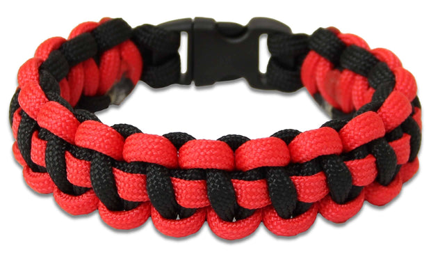 Royal Army Physical Training Corps (RAPTC) Paracord Bracelet Bracelet, paracord The Regimental Shop XS - 15cm for 13cm wrist Red/Black 