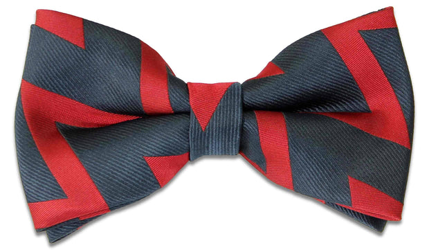 Royal Artillery Woven Polyester "Zig Zag" (Pretied) Bow Tie Bowtie, Polyester The Regimental Shop Blue/Red one size fits all 