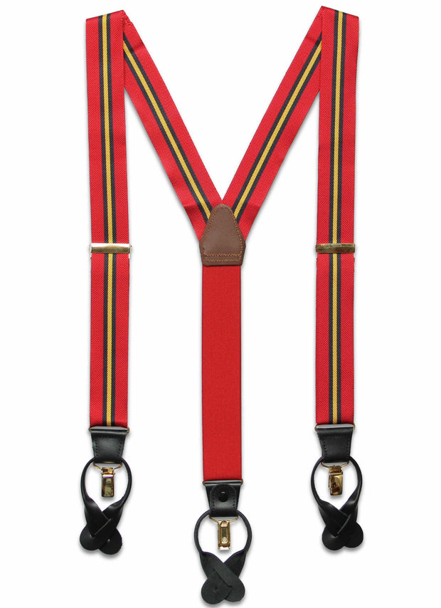 Royal Artillery "Stable Belt" Braces Braces The Regimental Shop Red/Yellow/Navy Blue one size fits all 