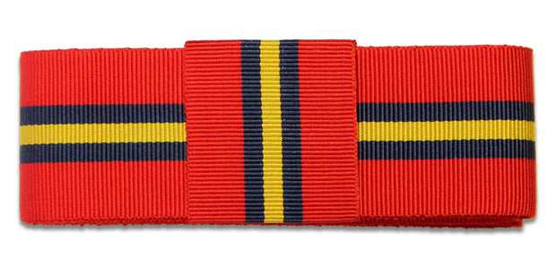 Royal Artillery Regiment Stable Belt Ribbon for any brimmed hat Ribbon for hat The Regimental Shop 75cm (30") with Loop Red/Yellow/Dark blue 