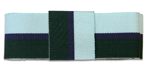 Royal Corps of Signals Ribbon for any brimmed hat Ribbon for hat The Regimental Shop 75cm (30") with Loop Sky Blue/Green 