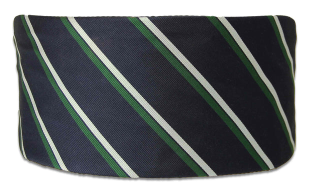 Royal Corps of Signals Silk Cummerbund Cummerbund, Silk The Regimental Shop Blue/Green/Silver one size fits all 