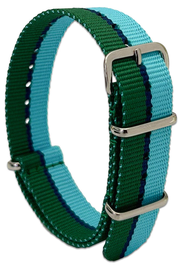Royal Corps of Signals G10 Watch Strap Watch Strap, G10 The Regimental Shop Blue/Green one size fits all