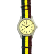 Royal Dragoon Guards M120 Watch M120 Watch The Regimental Shop Silver/Yellow/Green/Yellow/Maroon  