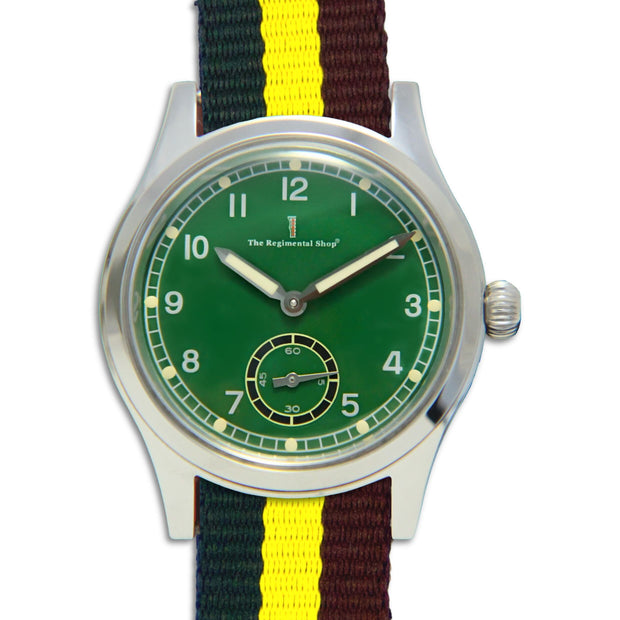 Royal Dragoon Guards Meridian Watch Meridian Watch The Regimental Shop Green/Silver/Gold/Maroon one size fits all